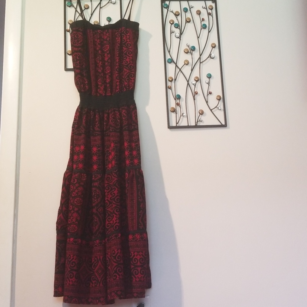 Eight Sixty black and red Maxi dress